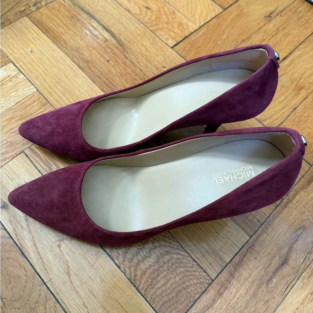 Michael Kors Suede Heels size 7.5